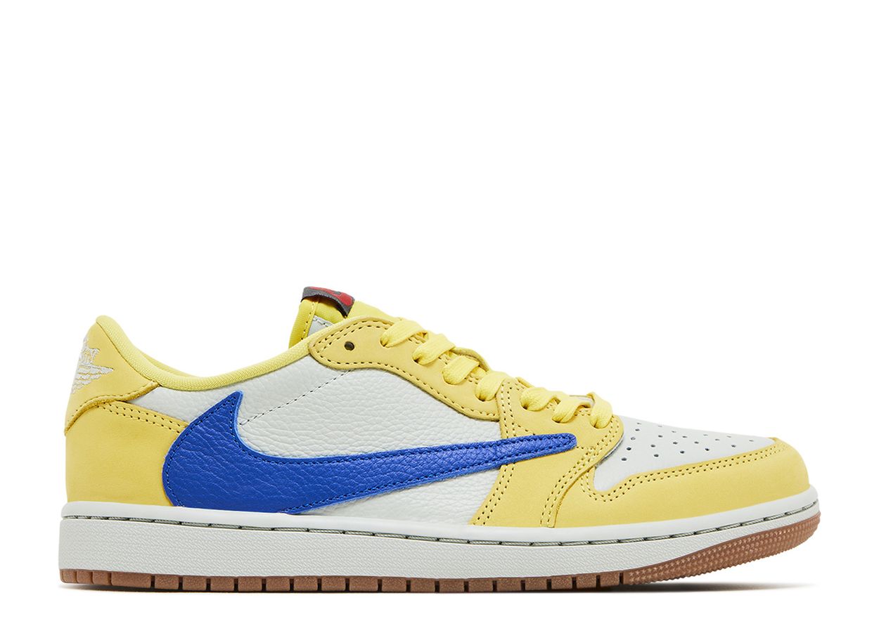 Jordan 1 Retro Low OG SP 'Travis Scott Canary' (Women's) - SoleTradesCo