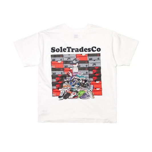 SoleTradesCo Merch White T-shirt - SoleTradesCo