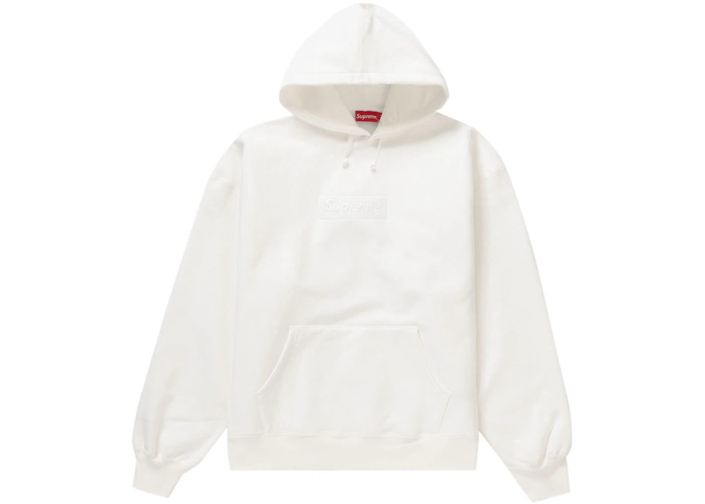 Supreme Box Logo Hooded Sweatshirt (FW23) White – SoleTradesCo