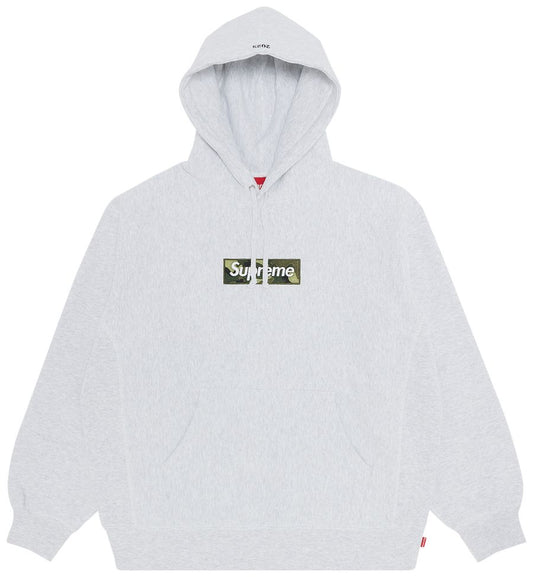 Supreme Box Logo Hooded Sweatshirt 'Ash Grey'