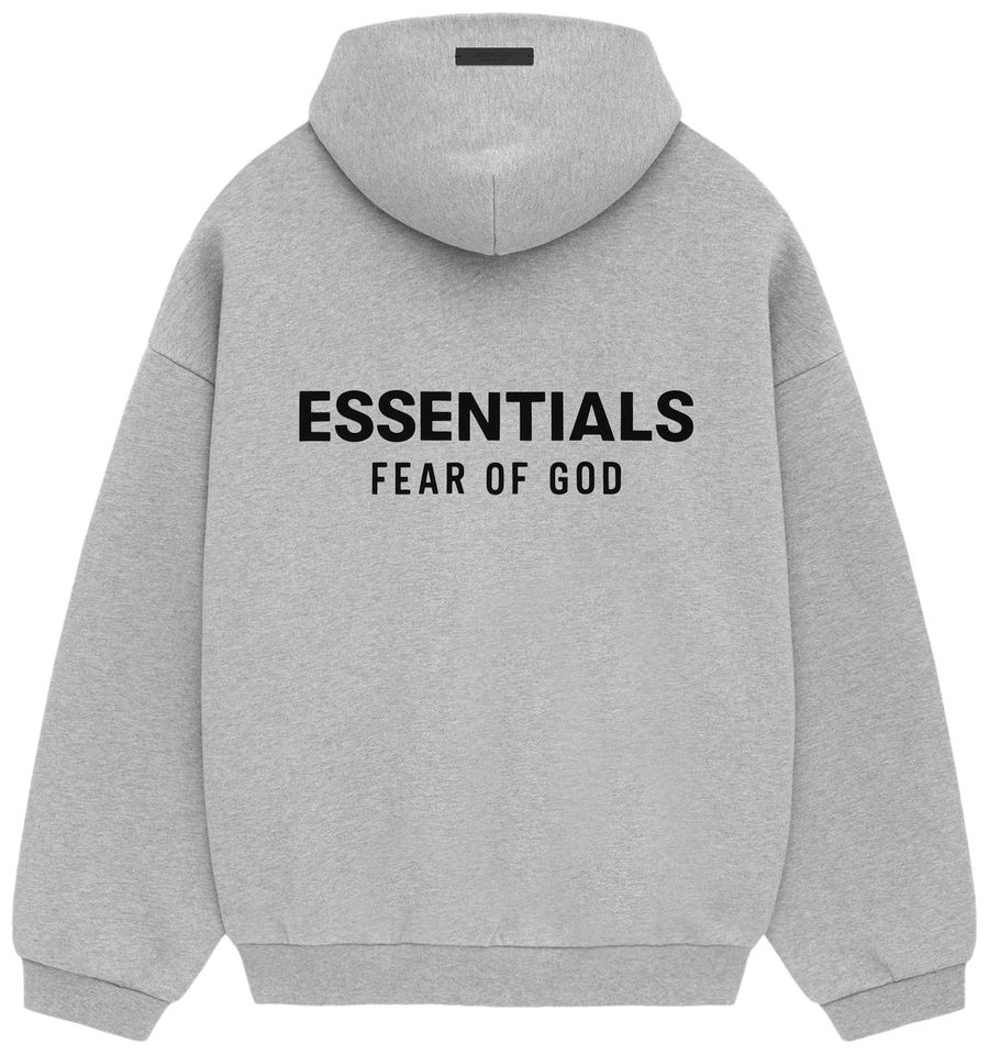Fear of God Essentials Fleece Hoodie II 'Light Heather Grey'