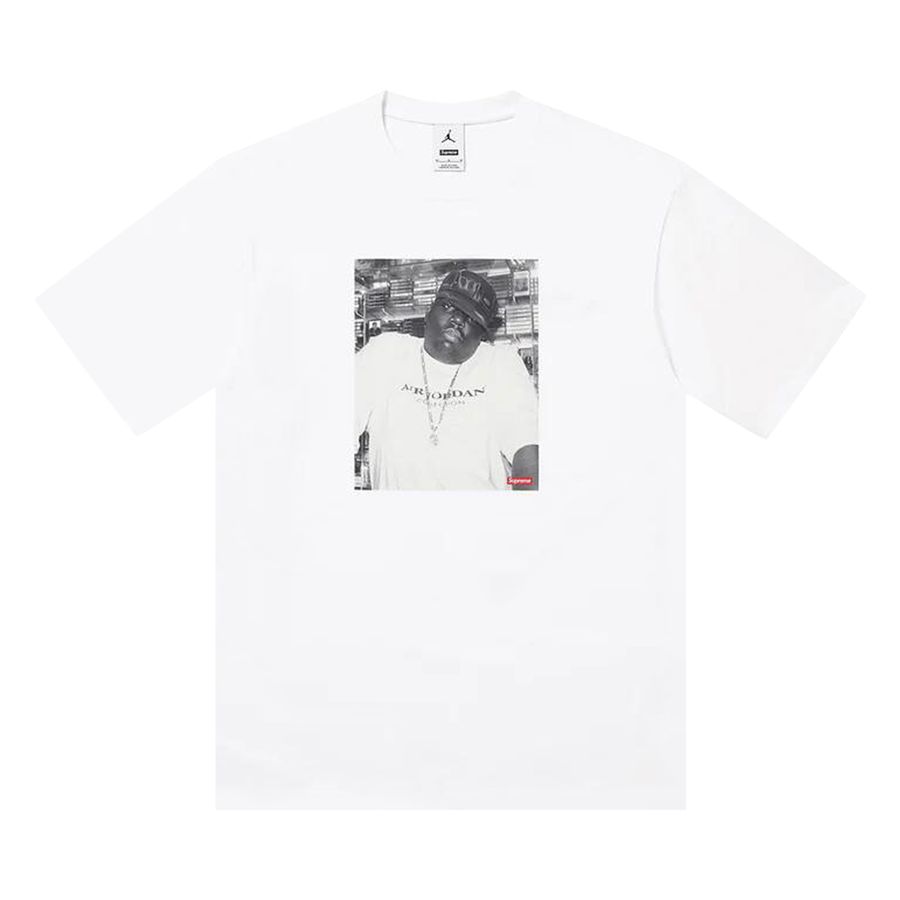 Supreme x Jordan Biggie Short-Sleeve Top 'White'