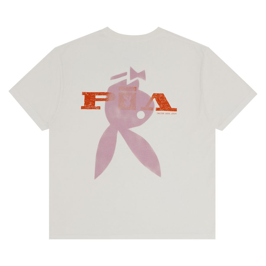 Cactus Jack by Travis Scott x Playboy Tee I 'White'