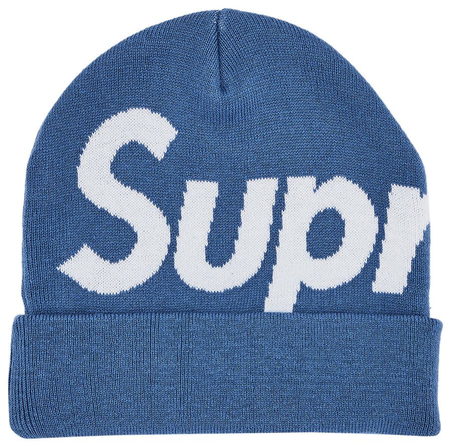 Supreme Big Logo Beanie 'Slate'