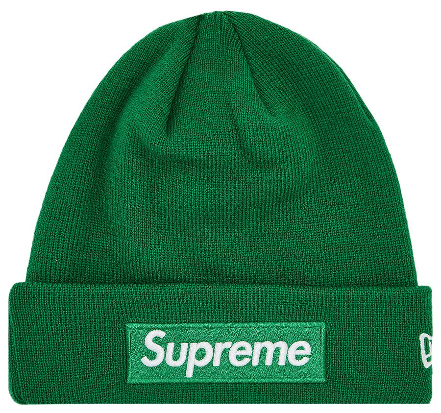 Supreme x New Era Box Logo Beanie 'Green'