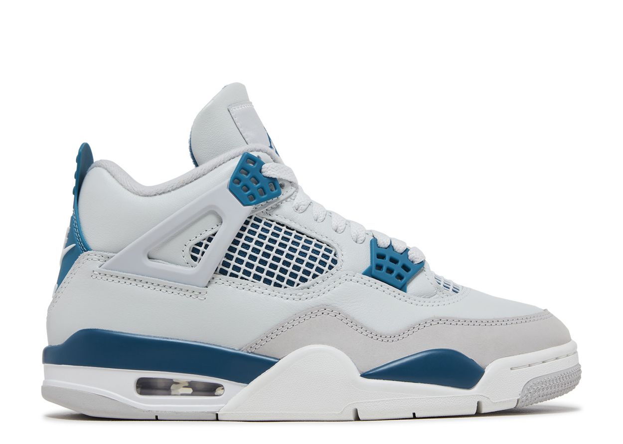 Jordan 4 Retro 'Military Blue' (2024) - SoleTradesCo