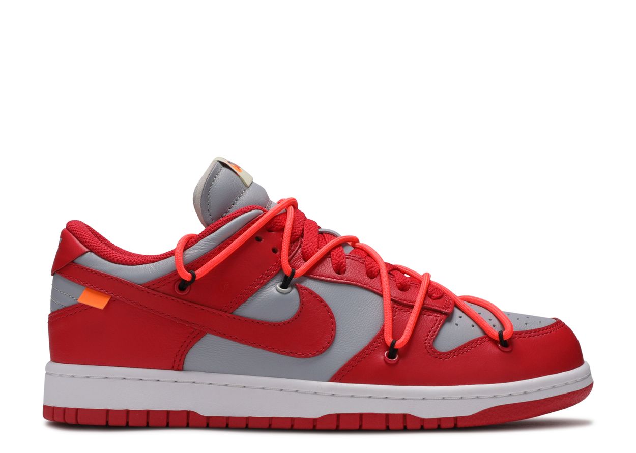 Nike Dunk Low Off-White 'University Red'