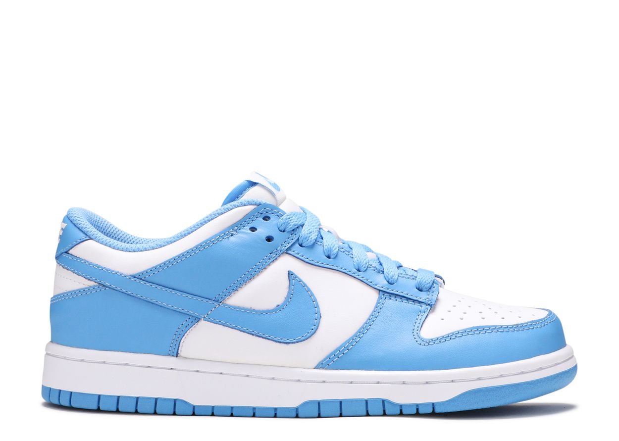 Nike Dunk Low 'UNC' (2021/2024) (Gradeschool) - SoleTradesCo