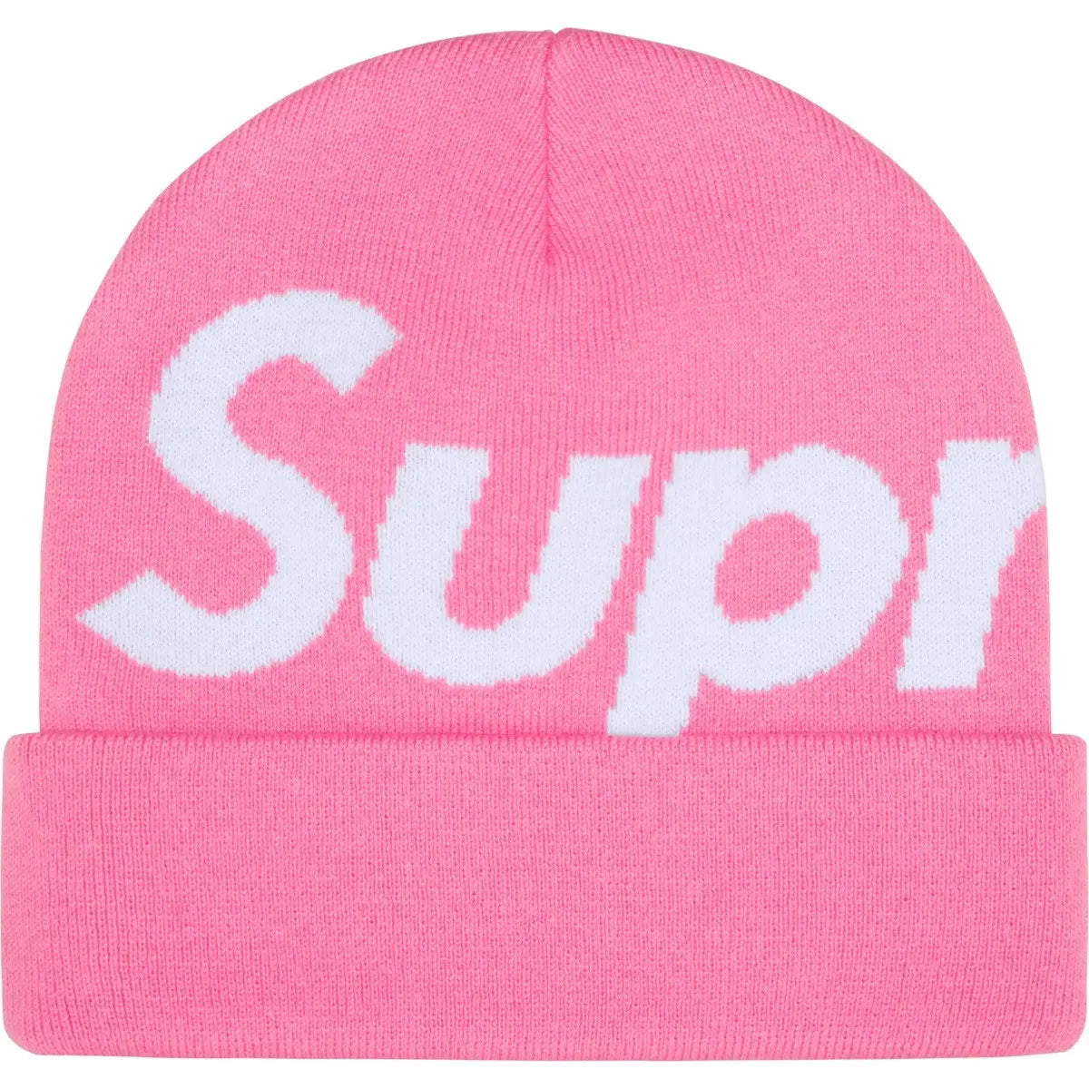 Supreme Big Logo Beanie 'Pink